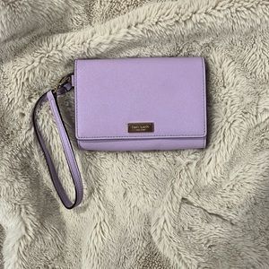 Kate spade lilac purple wallet wristlet